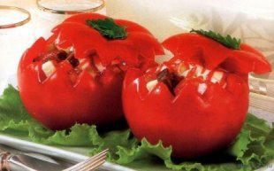 Готовим фаршированные помидоры с гречневой кашей